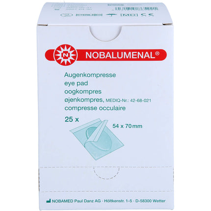 NOBALUMENAL Augenkompr.54x70 mm steril