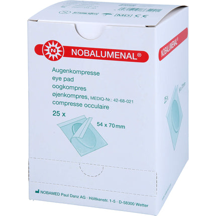 NOBALUMENAL Augenkompr.54x70 mm steril