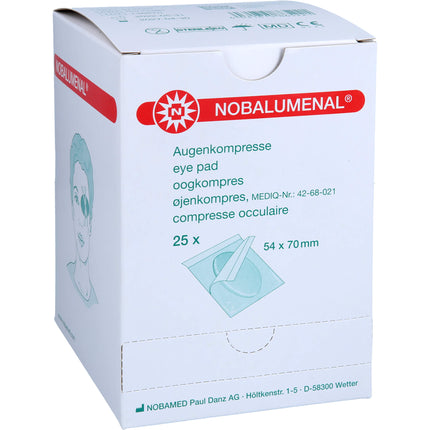 NOBALUMENAL Augenkompr.54x70 mm steril