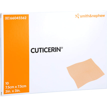 CUTICERIN 7,5x7,5 cm Gaze m.Salbenbeschichtung