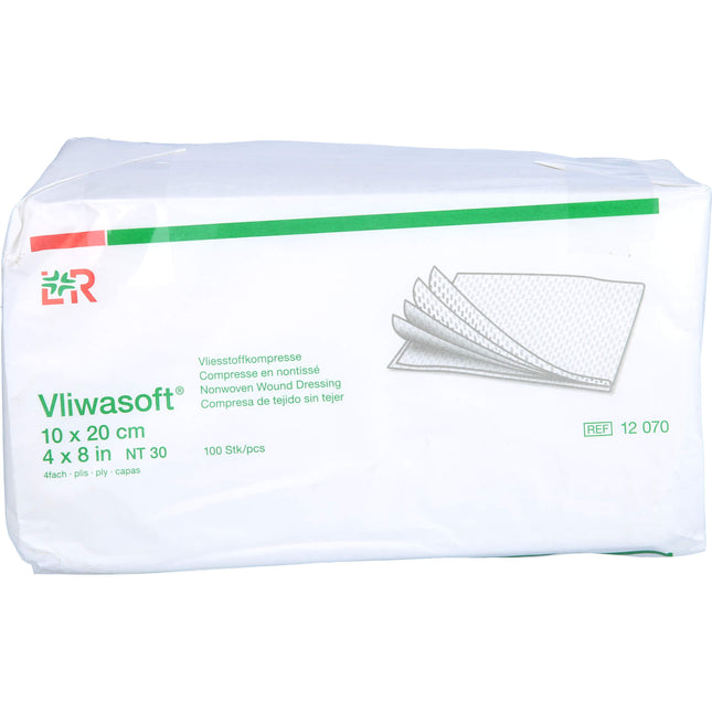 VLIWASOFT Vlieskompressen unsteril 10x20 cm 4l.