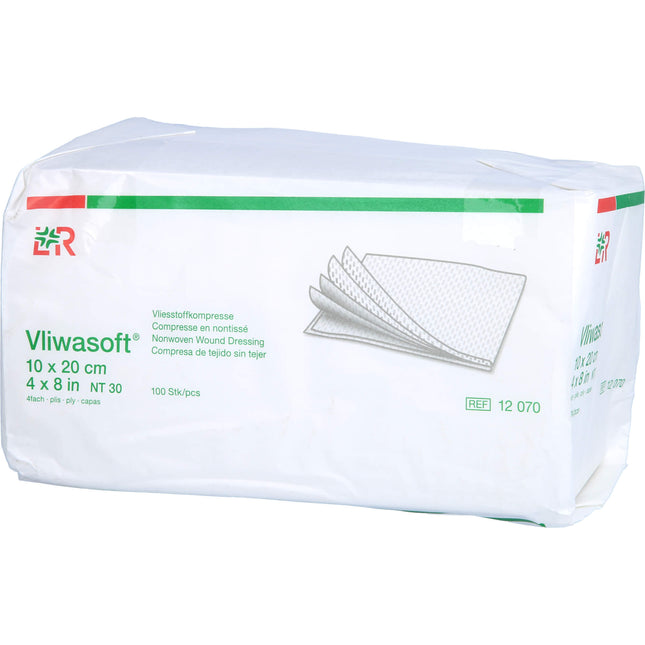 VLIWASOFT Vlieskompressen unsteril 10x20 cm 4l.