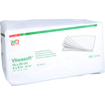 VLIWASOFT Vlieskompressen unsteril 10x20 cm 4l.