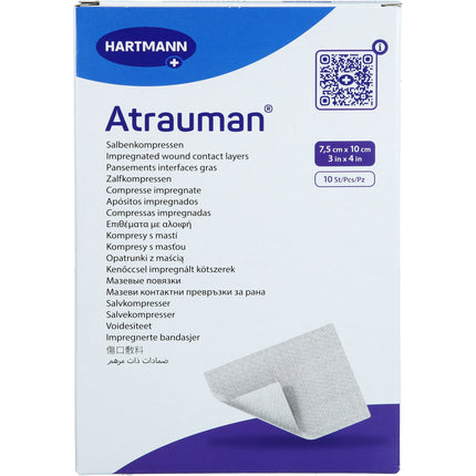 ATRAUMAN 7,5x10 cm steril Kompressen