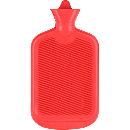 WÄRMFLASCHE Gummi 2 l Doppellamelle