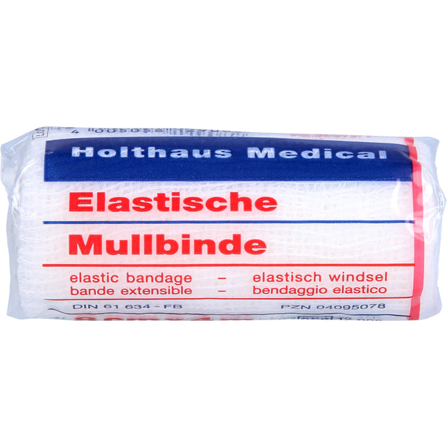 MULLBINDEN elastisch 8 cmx4 m