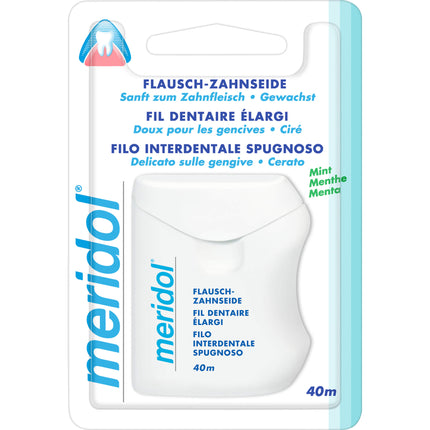 MERIDOL Flausch Zahnzeide gewachst