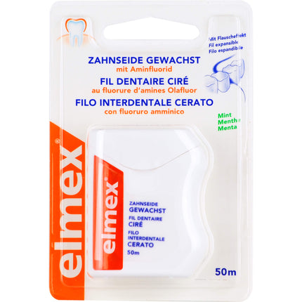 ELMEX Zahnseide gewachst mit Aminfluorid