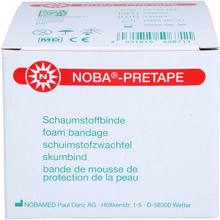 NOBA PRETAPE Schaumstoffbinde 7 cmx27,5 m