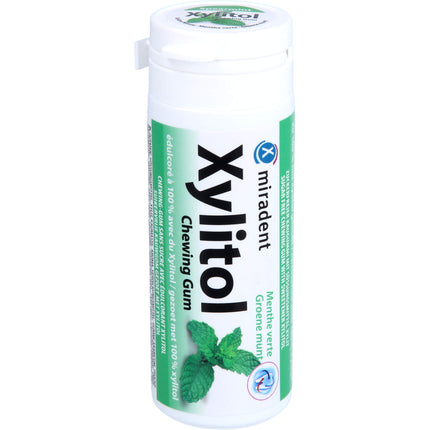 MIRADENT Xylitol Zahnpflegekaugummi Spearmint