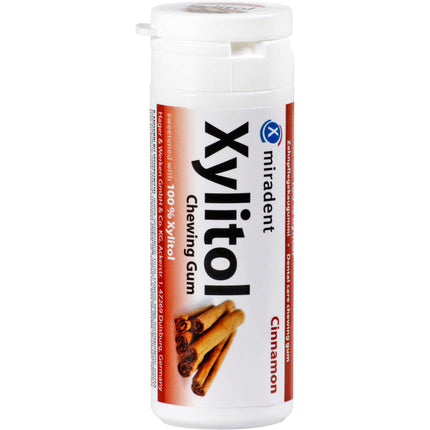 MIRADENT Xylitol Zahnpflegekaugummi Zimt