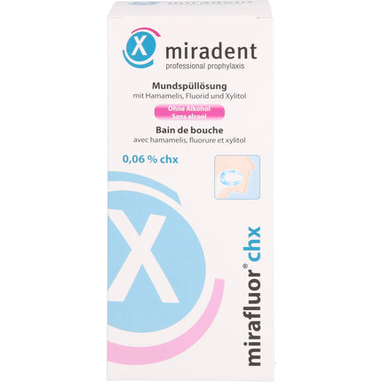 MIRADENT Mundspüllösung mirafluor CHX 0,06%