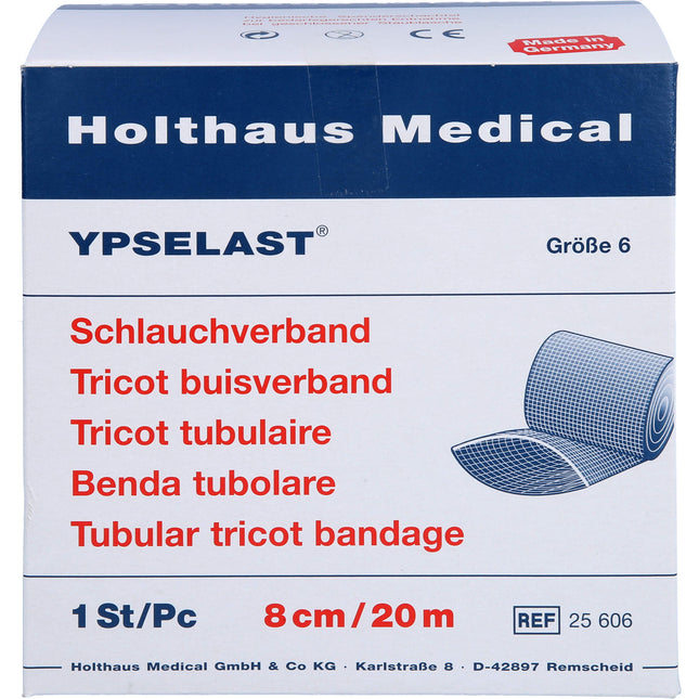 SCHLAUCHVERBAND YPSELAST Gr.6 20 m weiß