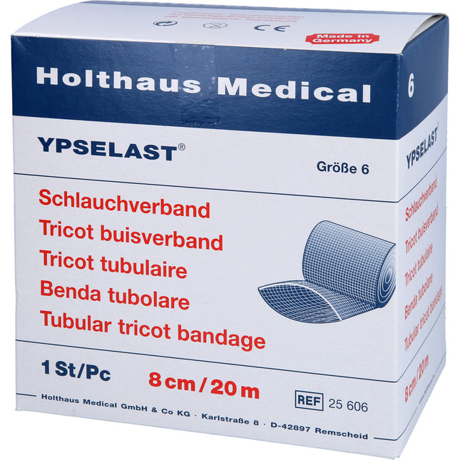 SCHLAUCHVERBAND YPSELAST Gr.6 20 m weiß