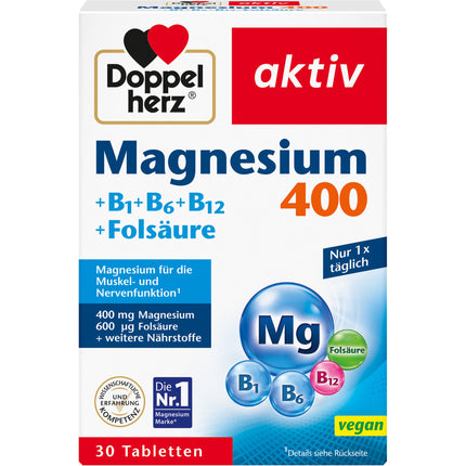 DOPPELHERZ Magnesium 400 mg Tabletten