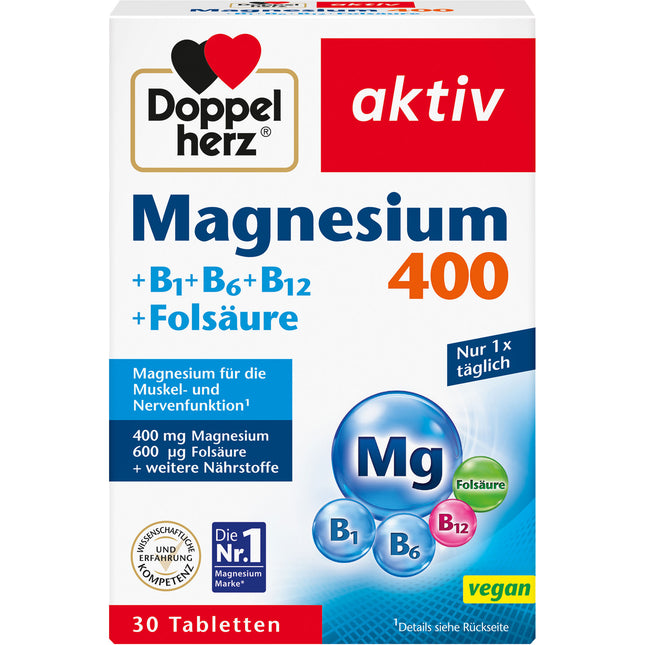 DOPPELHERZ Magnesium 400 mg Tabletten