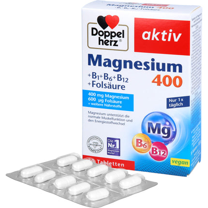DOPPELHERZ Magnesium 400 mg Tabletten