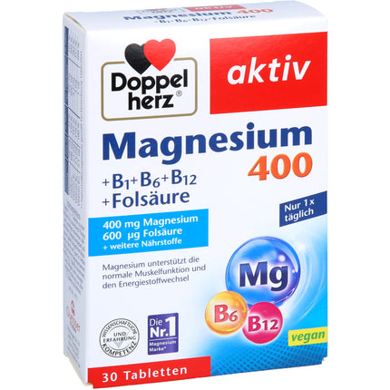 DOPPELHERZ Magnesium 400 mg Tabletten