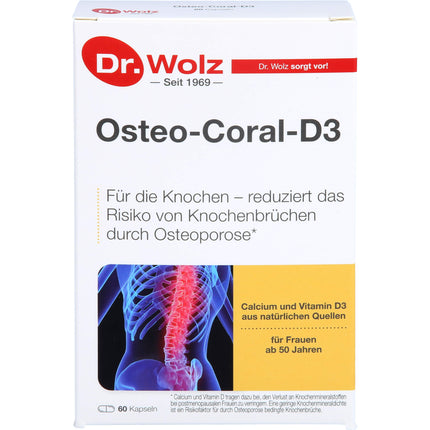 OSTEO CORAL D3 Dr.Wolz Kapseln