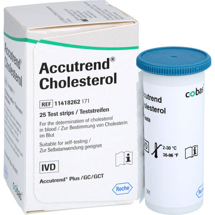 ACCUTREND Cholesterol Teststreifen