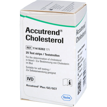 ACCUTREND Cholesterol Teststreifen
