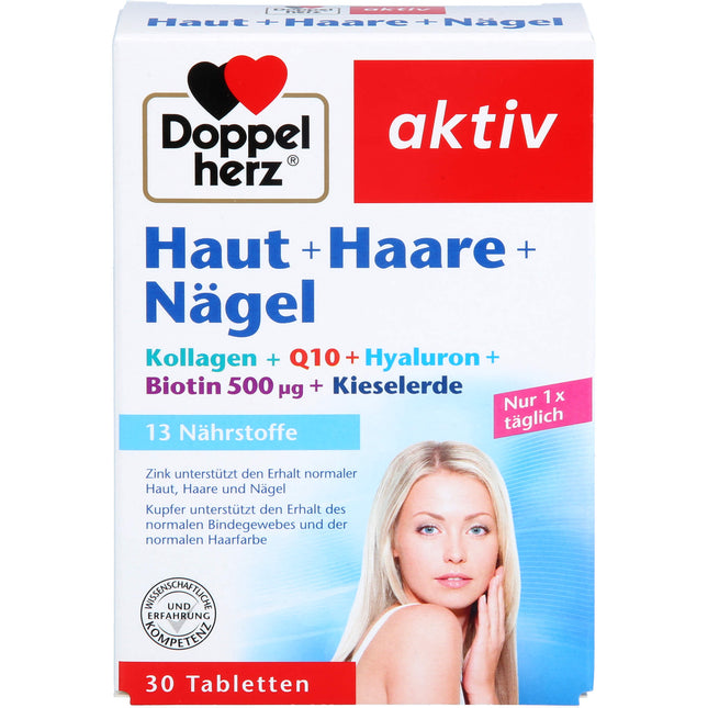 DOPPELHERZ Haut+Haare+Nägel Tabletten