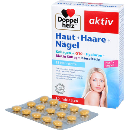 DOPPELHERZ Haut+Haare+Nägel Tabletten