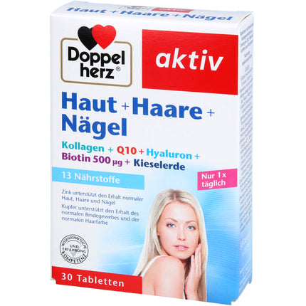 DOPPELHERZ Haut+Haare+Nägel Tabletten