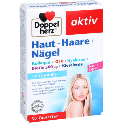 DOPPELHERZ Haut+Haare+Nägel Tabletten