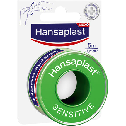 HANSAPLAST Fixierpfl.Sensitive 1,25 cmx5 m
