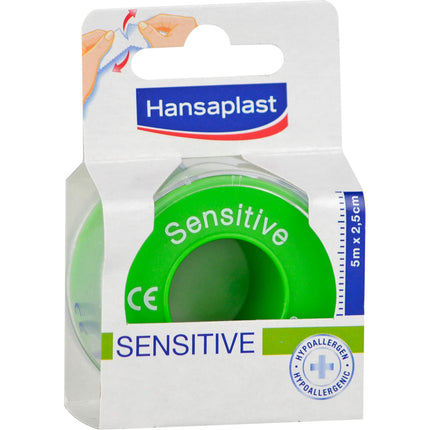 HANSAPLAST Fixierpfl.Sensitive 2,5 cmx5 m