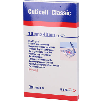 CUTICELL Classic Wundgaze 10x40 cm