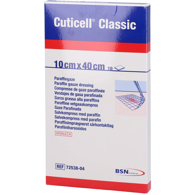 CUTICELL Classic Wundgaze 10x40 cm