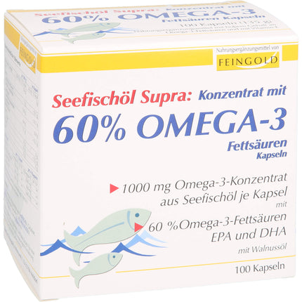 SEEFISCH�L Supra m.60% Omega-3-Fetts.Weichkaps.