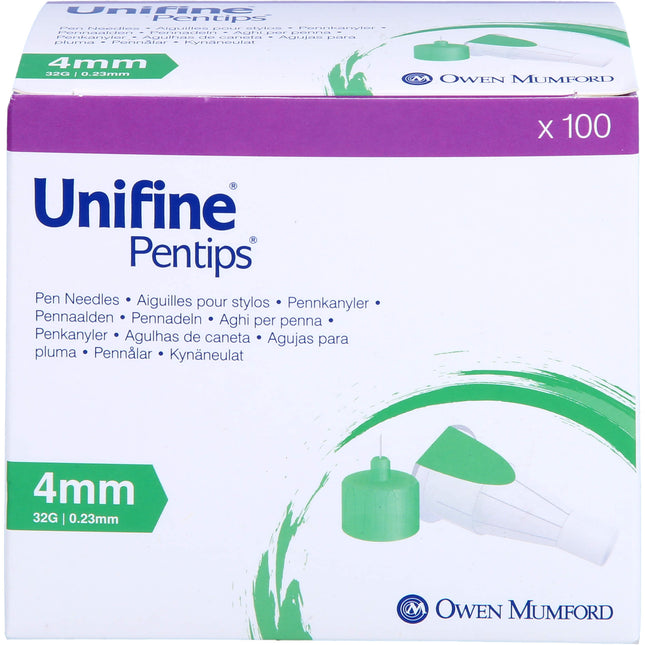 UNIFINE Pentips Kanüle 32 G 4 mm