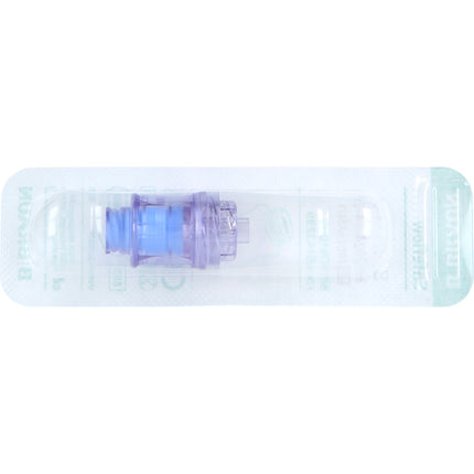 SAFEFLOW Membranventil nadelfr.m.Verlängerung blau