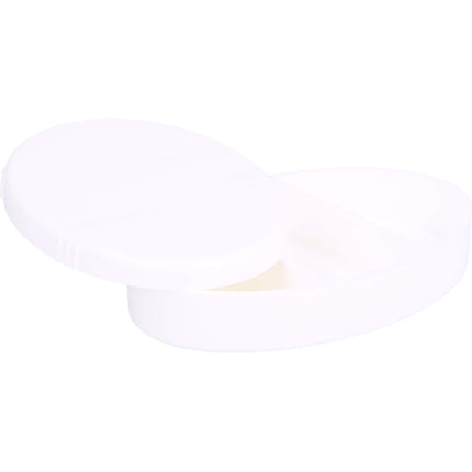 PILLENDOSE oval Kunststoff 3 Fächer Vitalhaus