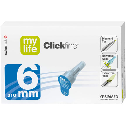MYLIFE Clickfine Pen-Nadeln 31 G 6 mm