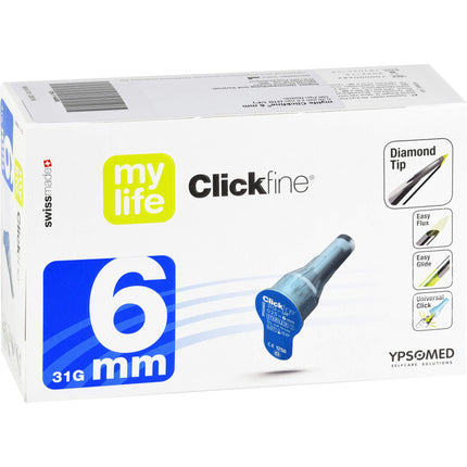 MYLIFE Clickfine Pen-Nadeln 31 G 6 mm