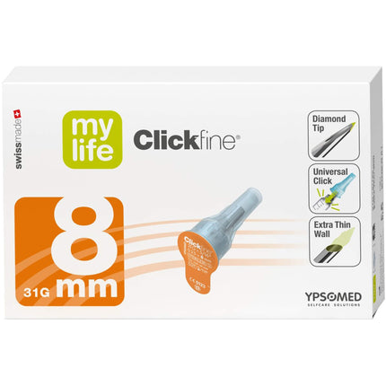 MYLIFE Clickfine Pen-Nadeln 31 G 8 mm