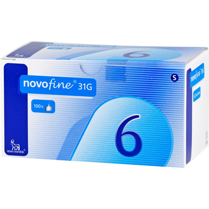 NOVOFINE Nadeln 0,25x6 mm