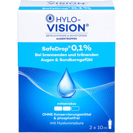 HYLO-VISION SafeDrop 0,1% Augentropfen