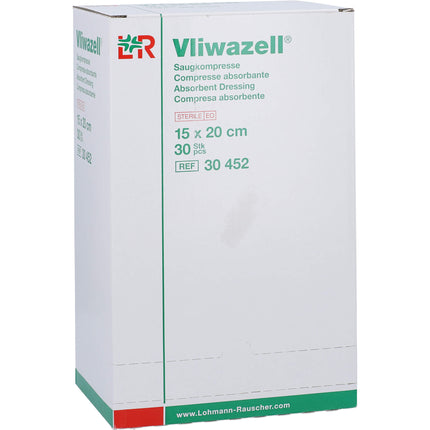 VLIWAZELL Saugkompressen steril 15x20 cm