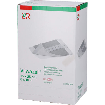 VLIWAZELL Saugkompressen steril 15x25 cm