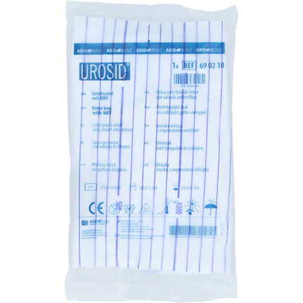 URINBEUTEL unsteril 2 l m.90 cm Schlauch