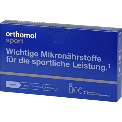 ORTHOMOL Sport Trinkfläschchen/Tabl./Kaps.Kombip.