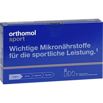ORTHOMOL Sport Trinkfläschchen/Tabl./Kaps.Kombip.