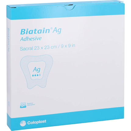 BIATAIN Ag Schaumverband Sakrum 23x23 cm