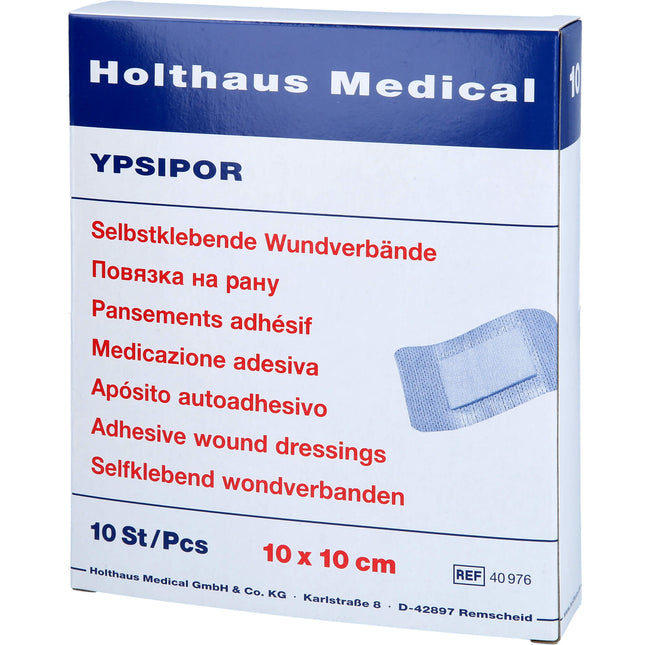 WUNDVERBAND steril YPSIPOR 10x10 cm