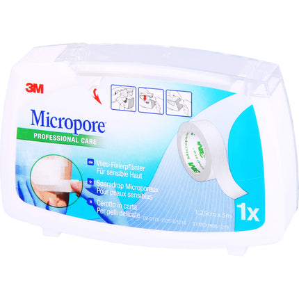 MICROPORE Vliespfl.1,25cmx5m m.Abr.1530NP-0SD
